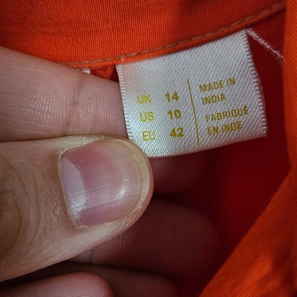 Maeve by Anthropologie tomato red midi dress - Picture 3 of 3